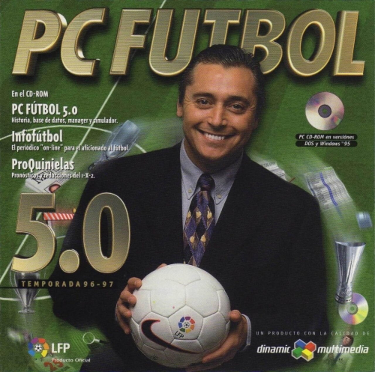 Caja PC Fútbol 5.0 con Michael Robinson