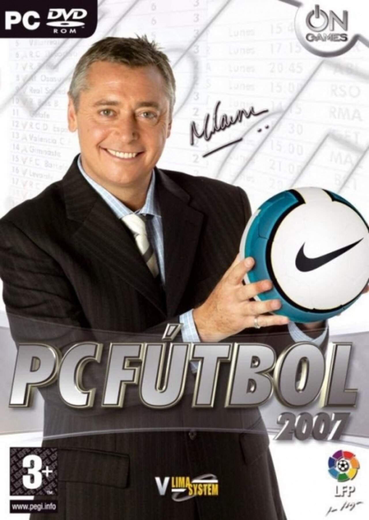 Carátula PC Fútbol 2007